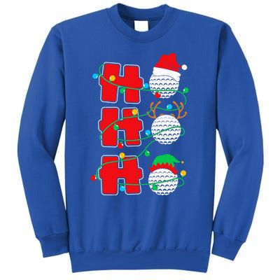 Christmas Golf Ho Ho Ho Funny Xmas Golfing Sports Golfer Gift Sweatshirt