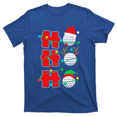 Christmas Golf Ho Ho Ho Funny Xmas Golfing Sports Golfer Gift T-Shirt