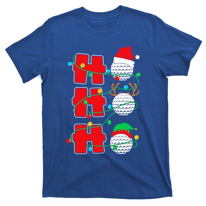 Christmas Golf Ho Ho Ho Funny Xmas Golfing Sports Golfer Gift T-Shirt