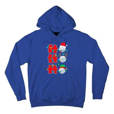 Christmas Golf Ho Ho Ho Funny Xmas Golfing Sports Golfer Gift Tall Hoodie