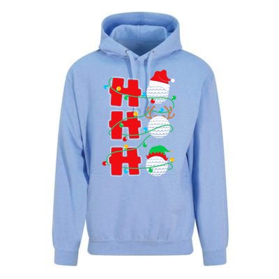 Christmas Golf Ho Ho Ho Funny Xmas Golfing Sports Golfer Gift Unisex Surf Hoodie