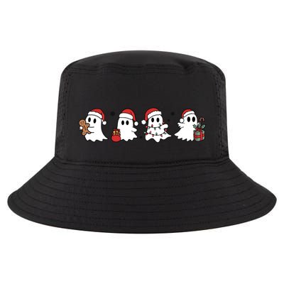 Cute Ghost Halloween Christmas Holiday Xmas Team Santa Claus Cool Comfort Performance Bucket Hat