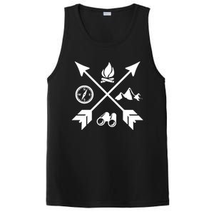 Camping Gift Happy Camper Gift PosiCharge Competitor Tank