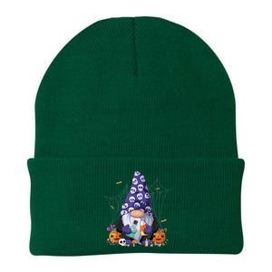 Cute Gnomes Happy Halloween Fall Candy Corn Pumpkin Knit Cap Winter Beanie