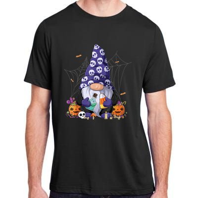 Cute Gnomes Happy Halloween Fall Candy Corn Pumpkin Adult ChromaSoft Performance T-Shirt