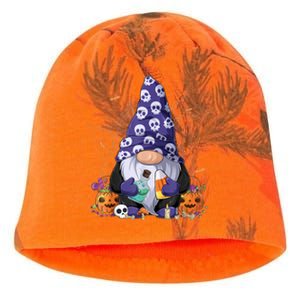 Cute Gnomes Happy Halloween Fall Candy Corn Pumpkin Kati - Camo Knit Beanie