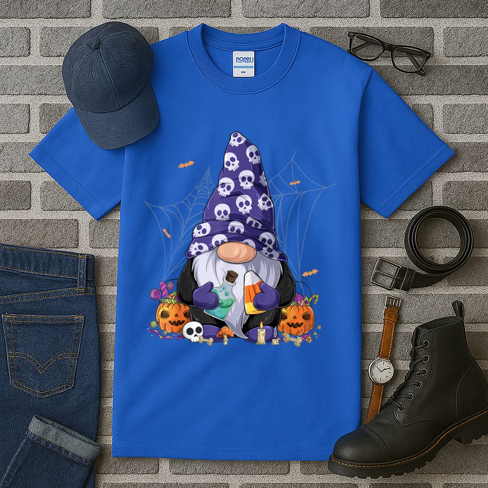 Cute Gnomes Happy Halloween Fall Candy Corn Pumpkin Tall T-Shirt