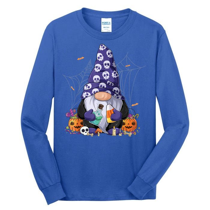 Cute Gnomes Happy Halloween Fall Candy Corn Pumpkin Tall Long Sleeve T-Shirt