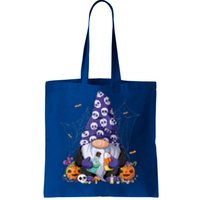 Cute Gnomes Happy Halloween Fall Candy Corn Pumpkin Tote Bag