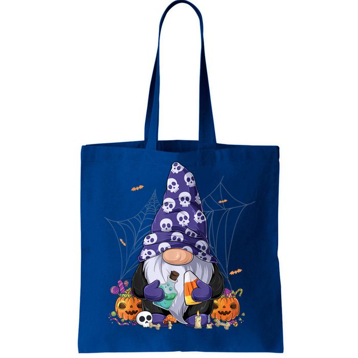 Cute Gnomes Happy Halloween Fall Candy Corn Pumpkin Tote Bag