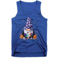 Cute Gnomes Happy Halloween Fall Candy Corn Pumpkin Tank Top