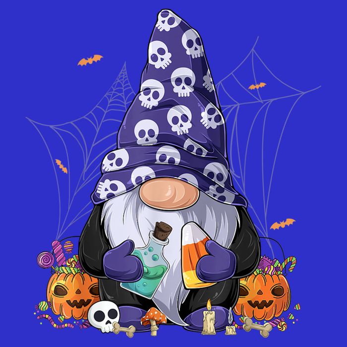 Cute Gnomes Happy Halloween Fall Candy Corn Pumpkin Tank Top