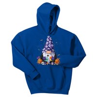 Cute Gnomes Happy Halloween Fall Candy Corn Pumpkin Kids Hoodie