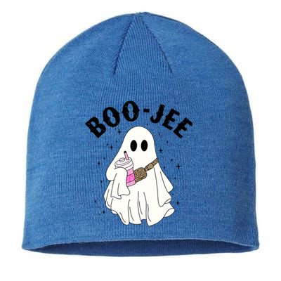 Cute Ghost Halloween Costume Boujee Boojee Spooky Season Gift Sustainable Beanie