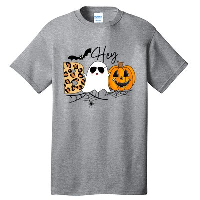 Cute Ghost Halloween Pumpkin Face Hey Boo Trendy Halloween Tall T-Shirt