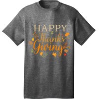 Cute Gift Happy Thanksgiving Autumn Fall Leaves For Holiday Season T-Shirt