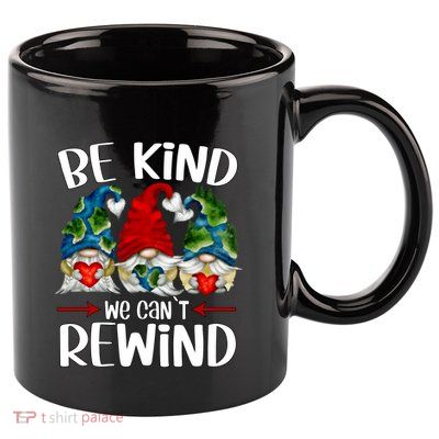 Cute Gnomies Holding Hearts For Earth Day And Teacher Gnome Funny Gift 11oz C Handle Ceramic Mug
