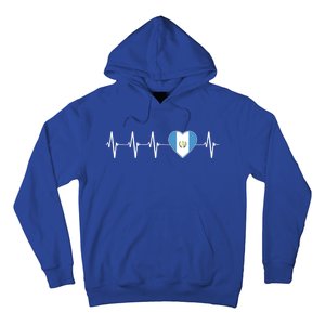 Chapin Guatemalan Heartbeat I Love Guatemala Flag Gift Funny Gift Hoodie