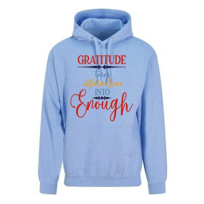 Cool Gratitude Holiday Gobble Thanksgiving Quote Gift Ideas Great Gift Unisex Surf Hoodie