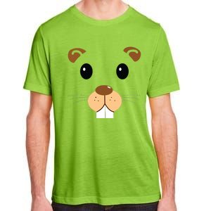 Cute Groundhog Head Face Shirts Groundhog Day Adult ChromaSoft Performance T-Shirt