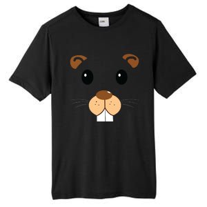 Cute Groundhog Head Face Shirts Groundhog Day Tall Fusion ChromaSoft Performance T-Shirt