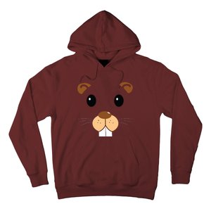 Cute Groundhog Head Face Shirts Groundhog Day Hoodie