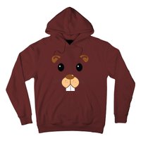 Cute Groundhog Head Face Shirts Groundhog Day Hoodie