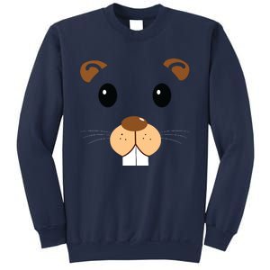 Cute Groundhog Head Face Shirts Groundhog Day Sweatshirt