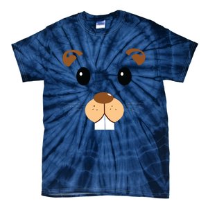 Cute Groundhog Head Face Shirts Groundhog Day Tie-Dye T-Shirt