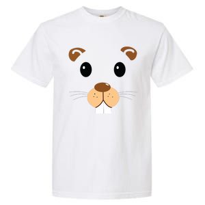 Cute Groundhog Head Face Shirts Groundhog Day Garment-Dyed Heavyweight T-Shirt