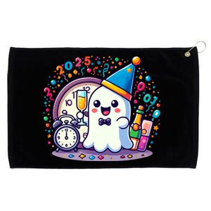 Cute Ghost Happy New Year 2025 New YearS Eve Party Costume Gift Grommeted Golf Towel