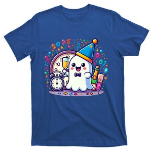 Cute Ghost Happy New Year 2025 New YearS Eve Party Costume Gift T-Shirt