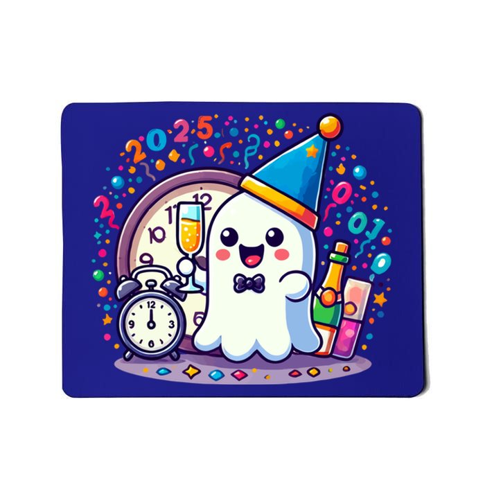 Cute Ghost Happy New Year 2025 New YearS Eve Party Costume Gift Mousepad