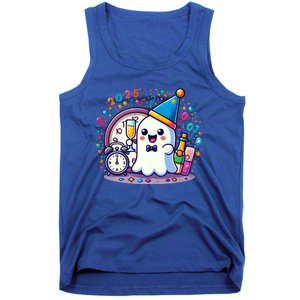 Cute Ghost Happy New Year 2025 New YearS Eve Party Costume Gift Tank Top