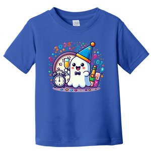 Cute Ghost Happy New Year 2025 New YearS Eve Party Costume Gift Toddler T-Shirt