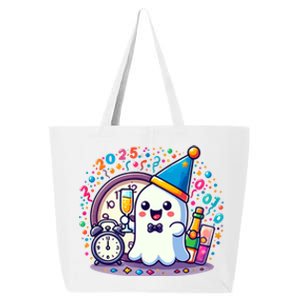 Cute Ghost Happy New Year 2025 New YearS Eve Party Costume Gift 25L Jumbo Tote