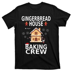 Christmas Gingerbread House Baking Crew Pajamas Matching Kid T-Shirt