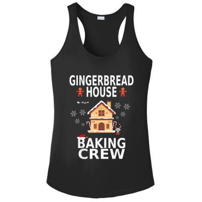 Christmas Gingerbread House Baking Crew Pajamas Matching Kid Ladies PosiCharge Competitor Racerback Tank