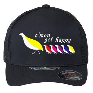 CMon Get Happy Flexfit Unipanel Trucker Cap