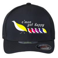 CMon Get Happy Flexfit Unipanel Trucker Cap