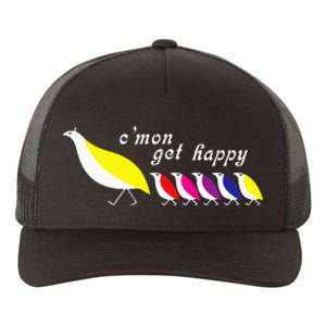 CMon Get Happy Yupoong Adult 5-Panel Trucker Hat