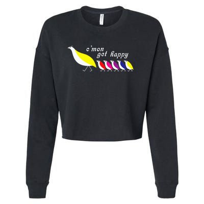 CMon Get Happy Cropped Pullover Crew