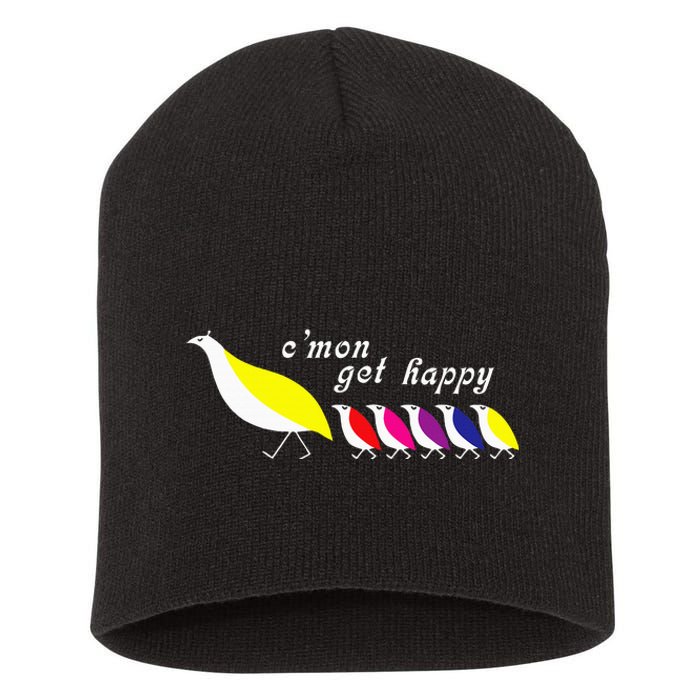 CMon Get Happy Short Acrylic Beanie