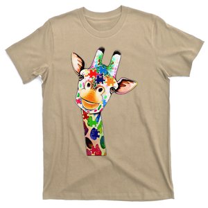 Cute Giraffe Happy Autism Day Awareness And Support T-Shirt