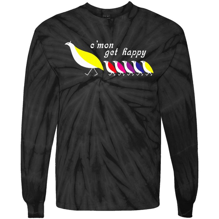 CMon Get Happy Tie-Dye Long Sleeve Shirt