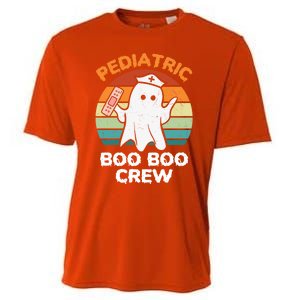 Cute Ghost Halloween Pediatric Rn Nurse Boo Boo Crew Cool Gift Cooling Performance Crew T-Shirt