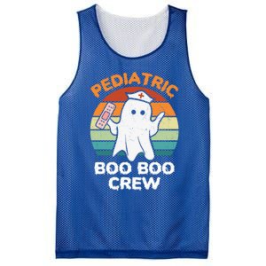 Cute Ghost Halloween Pediatric Rn Nurse Boo Boo Crew Cool Gift Mesh Reversible Basketball Jersey Tank