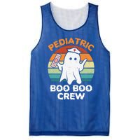 Cute Ghost Halloween Pediatric Rn Nurse Boo Boo Crew Cool Gift Mesh Reversible Basketball Jersey Tank