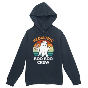 Cute Ghost Halloween Pediatric Rn Nurse Boo Boo Crew Cool Gift Urban Pullover Hoodie