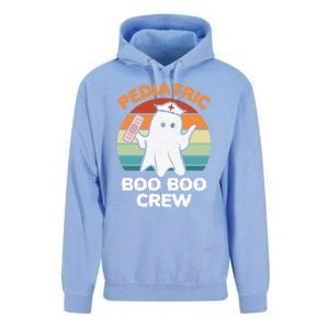 Cute Ghost Halloween Pediatric Rn Nurse Boo Boo Crew Cool Gift Unisex Surf Hoodie